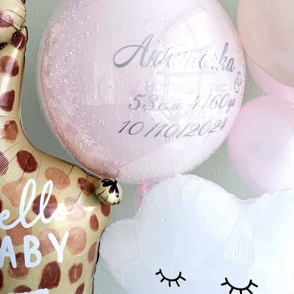 Набор воздушных шаров на выписку для девочки " Сладкие сны"