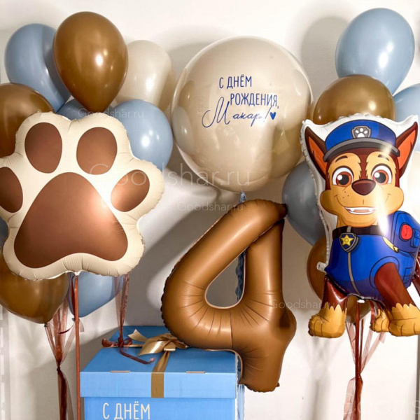Набор воздушных шаров «Щенячий праздник»
