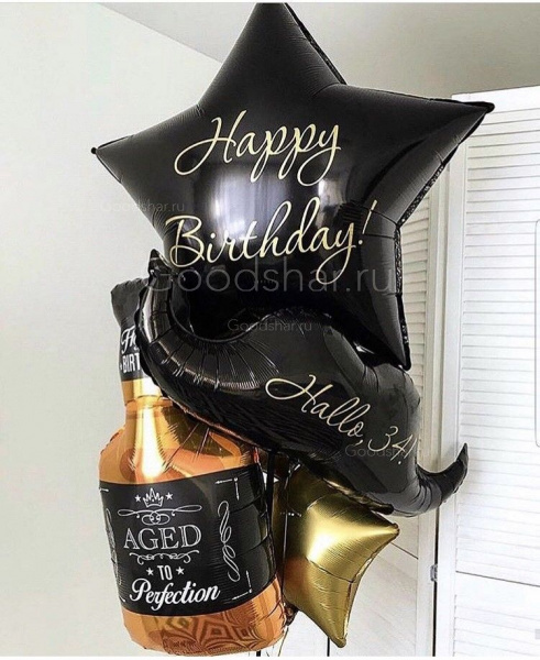 Набор воздуных шаров "Бизнесмену" Набор воздуных шаров "Бизнесмену"