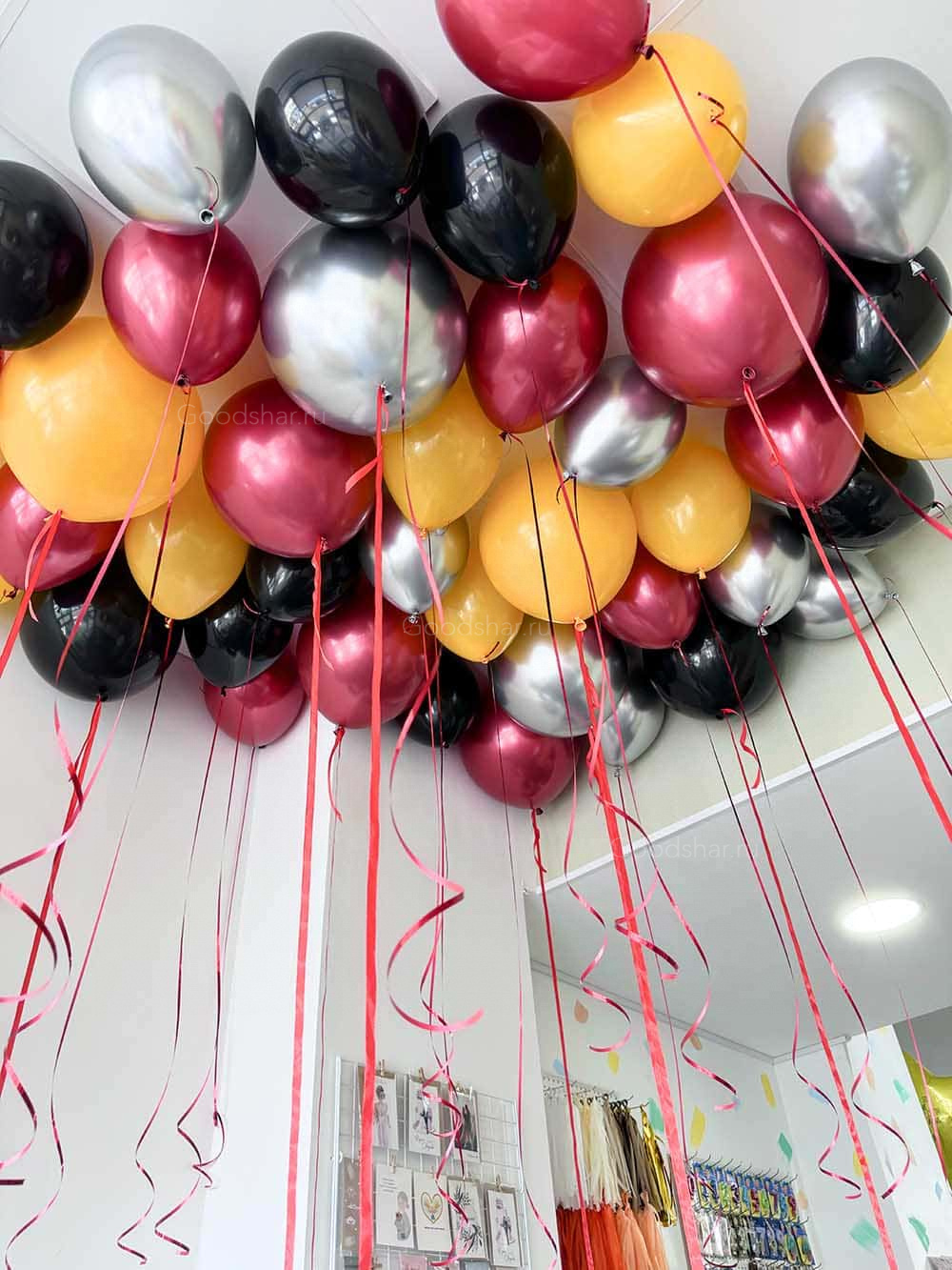 Набор воздушных шаров под потолок "Фруктовый №2"