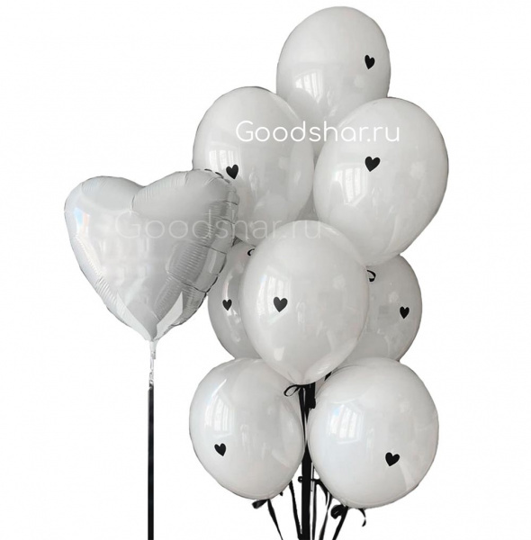 Набор воздушных шаров "Влюблённость"