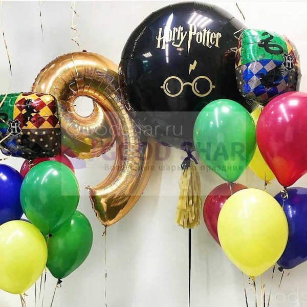 Набор воздушных шаров «Гарри Поттер» с цифрой