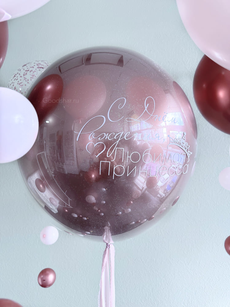 Набор воздушных шаров «Розовое мерцание»