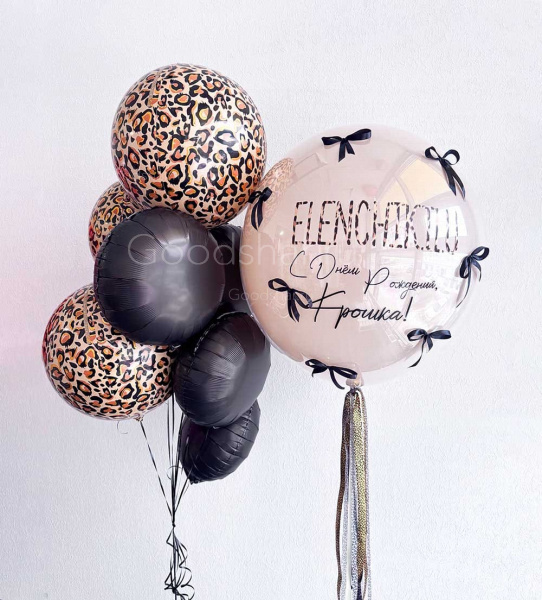 Набор воздушных шаров для девушек «Леопардовая леди»