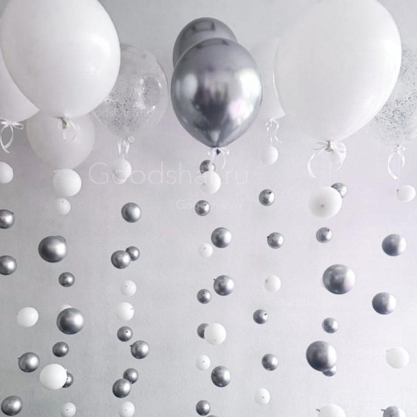 Набор воздушных шаров «Серебряный поток»
