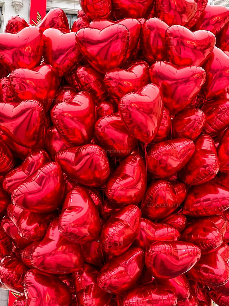 Набор воздушных шаров «150 сердец»