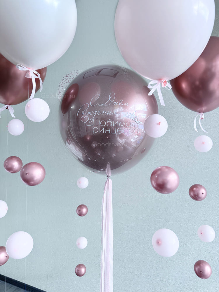 Набор воздушных шаров «Розовое мерцание»