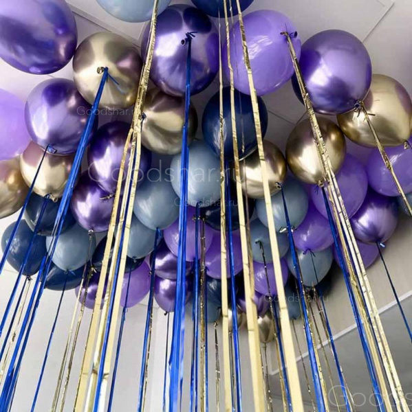 Набор воздушных шаров под потолок "Космический горизонт"