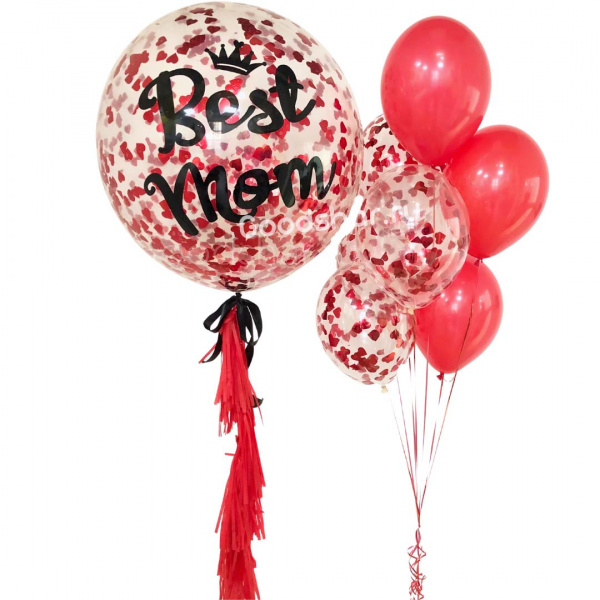 Набор воздушных шаров Лучшая мама № 466