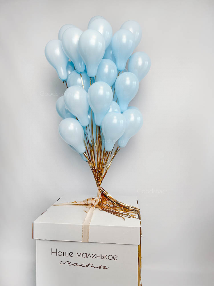 Коробка-сюрприз с шарами для определения пола ребенка №3