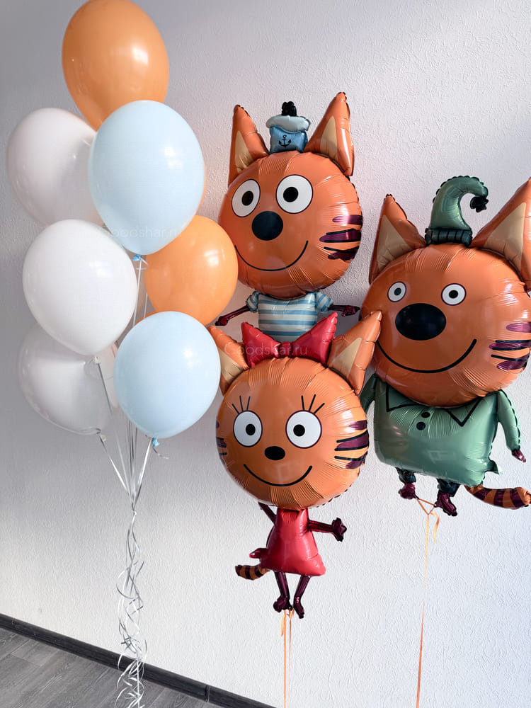 Набор воздушных шаров «Три Кота»