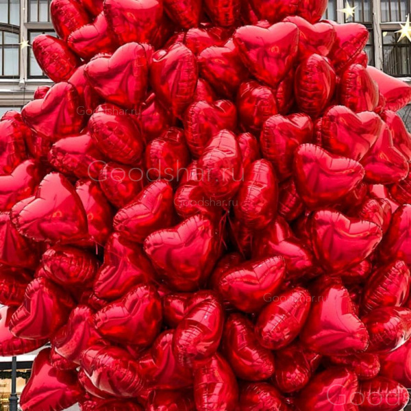 Набор воздушных шаров «150 сердец»