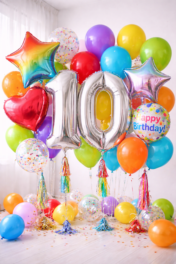 Праздничная композиция из шаров