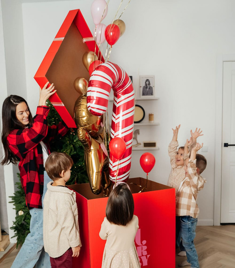 Воздушные шары на Новый год