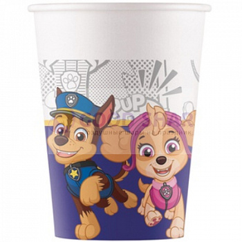 Стакан ЭКО Щенячий Патруль 200мл/8шт Стакан ЭКО Щенячий Патруль 200мл/8шт