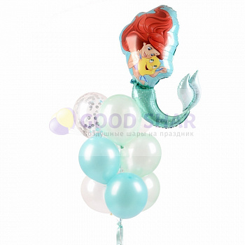 Набор воздушных шаров "Русалочка Ариэль" № 188 Набор воздушных шаров "Русалочка Ариэль" № 188