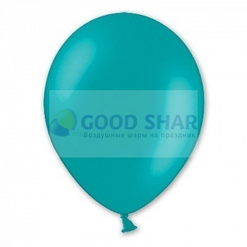 Воздушный шарик латексный бирюзовый 35 см.