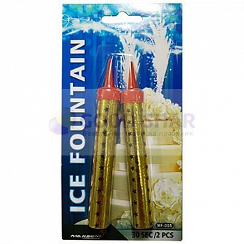 Свеча Фонтан в торт, 2шт, 10см