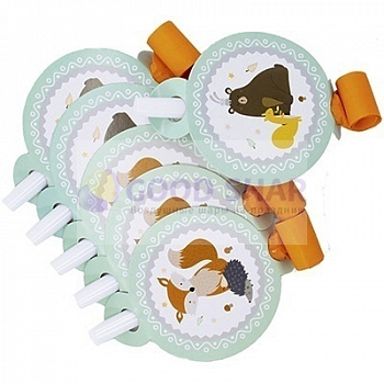 Язык-гудок "Лесные Друзья" 6шт