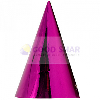 Колпак ярко-розовый 6 шт.