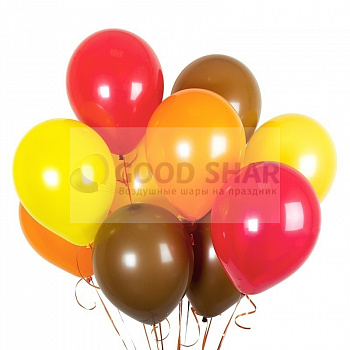 Латексный шарик пастель гамма "Вишневый торт"