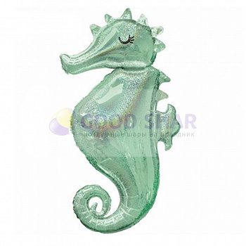 Шар фольгированный "Морской конек голография" Шар фольгированный "Морской конек голография"