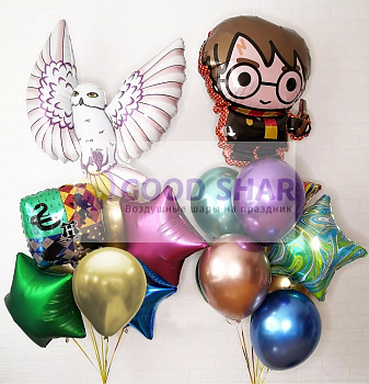 Набор воздушных шаров Гарри Поттер и сова Набор воздушных шаров Гарри Поттер и сова