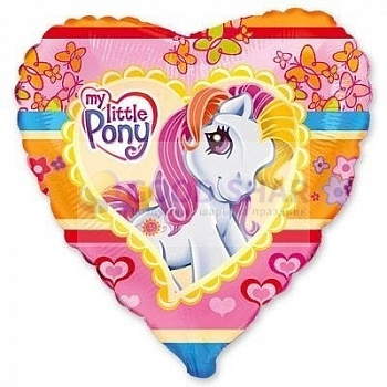 Шар фольгированный 18" Пони сердце Шар фольгированный 18" Пони сердце