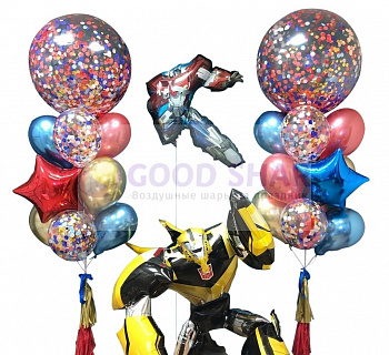 Набор воздушных шаров "Трансформеры" Набор воздушных шаров "Трансформеры"