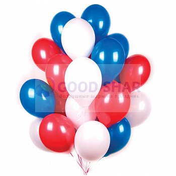 Шары триколор 20 шт