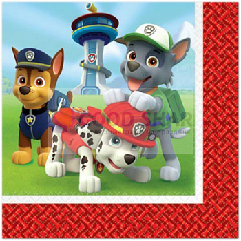 Салфетка Щенячий Патруль 33см 16шт Салфетка Щенячий Патруль 33см 16шт