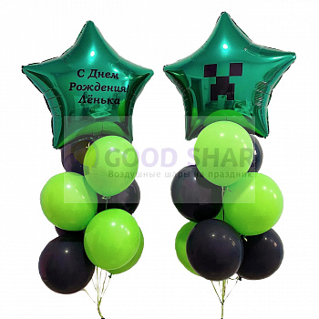 Набор воздушных шаров "Майнкрафт" № 674