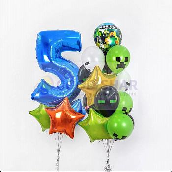 Набор воздушных шаров "Майнкрафт" № 678