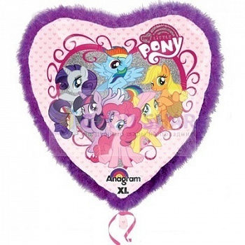 Фольгированный шар ДЖАМБО My Little Pony Перья Фольгированный шар ДЖАМБО My Little Pony Перья