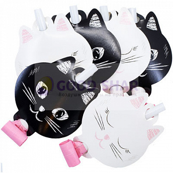 Язык-гудок Котики 6шт