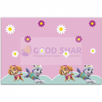 Скатерть п/э Щенячий Патруль Эверест 1,2х1,8м Скатерть п/э Щенячий Патруль Эверест 1,2х1,8м