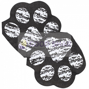 Салфетка фигурная Котики 25см 12шт