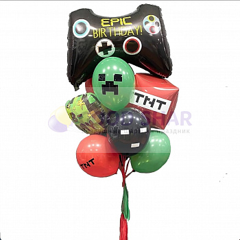 Набор воздушных шаров "Майнкрафт" № 680