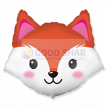 Шар фольгированный "Лиса голова" Шар фольгированный "Лиса голова"