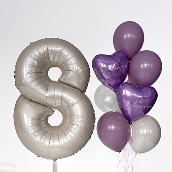 Набор шаров к 8 марта