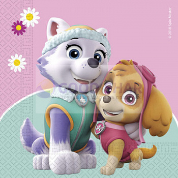 Салфетка Щенячий Патруль Эверест 33см 20шт Салфетка Щенячий Патруль Эверест 33см 20шт