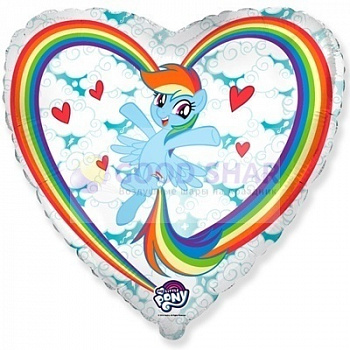 Шар фольгированный 18" Пони в облаках Шар фольгированный 18" Пони в облаках