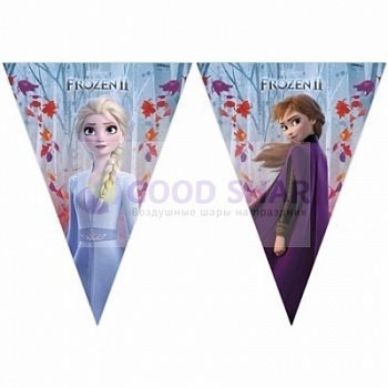 Гирлянда - вымпел "Холодное Сердце" 2,30м Гирлянда - вымпел "Холодное Сердце" 2,30м