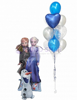 Набор шаров "Холодное сердце. Анна и Эльза" № 144 Набор шаров "Холодное сердце. Анна и Эльза" № 144