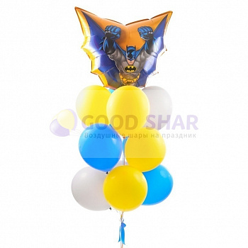 Фонтан из воздушных шаров "Бэтмен" № 328 Фонтан из воздушных шаров "Бэтмен" № 328