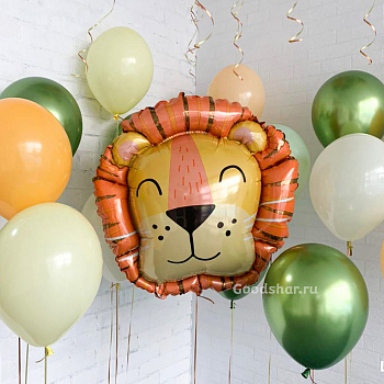 Набор воздушных шаров со львом № 820