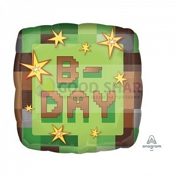 Шар фольгированный 18" "Пиксели" Шар фольгированный 18" "Пиксели"