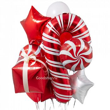 Набор воздушных шаров Новогодний № 856