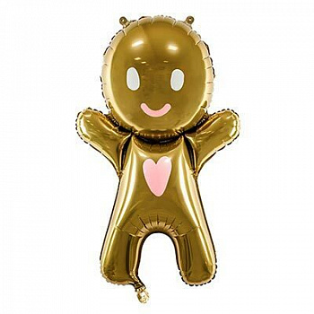 Шар фольгированный "Пряничный человечек"