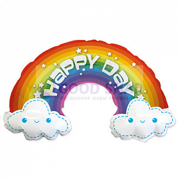Шар фольгированный Радуга HappyDay Шар фольгированный Радуга HappyDay